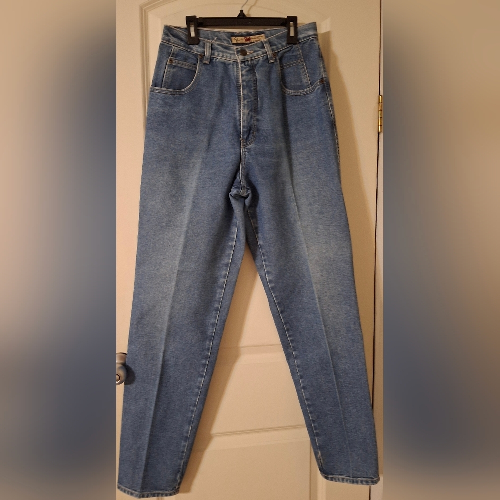 Gloria vanderbilt womens pants sz 10 pleated high waist  jeans‎ vintage